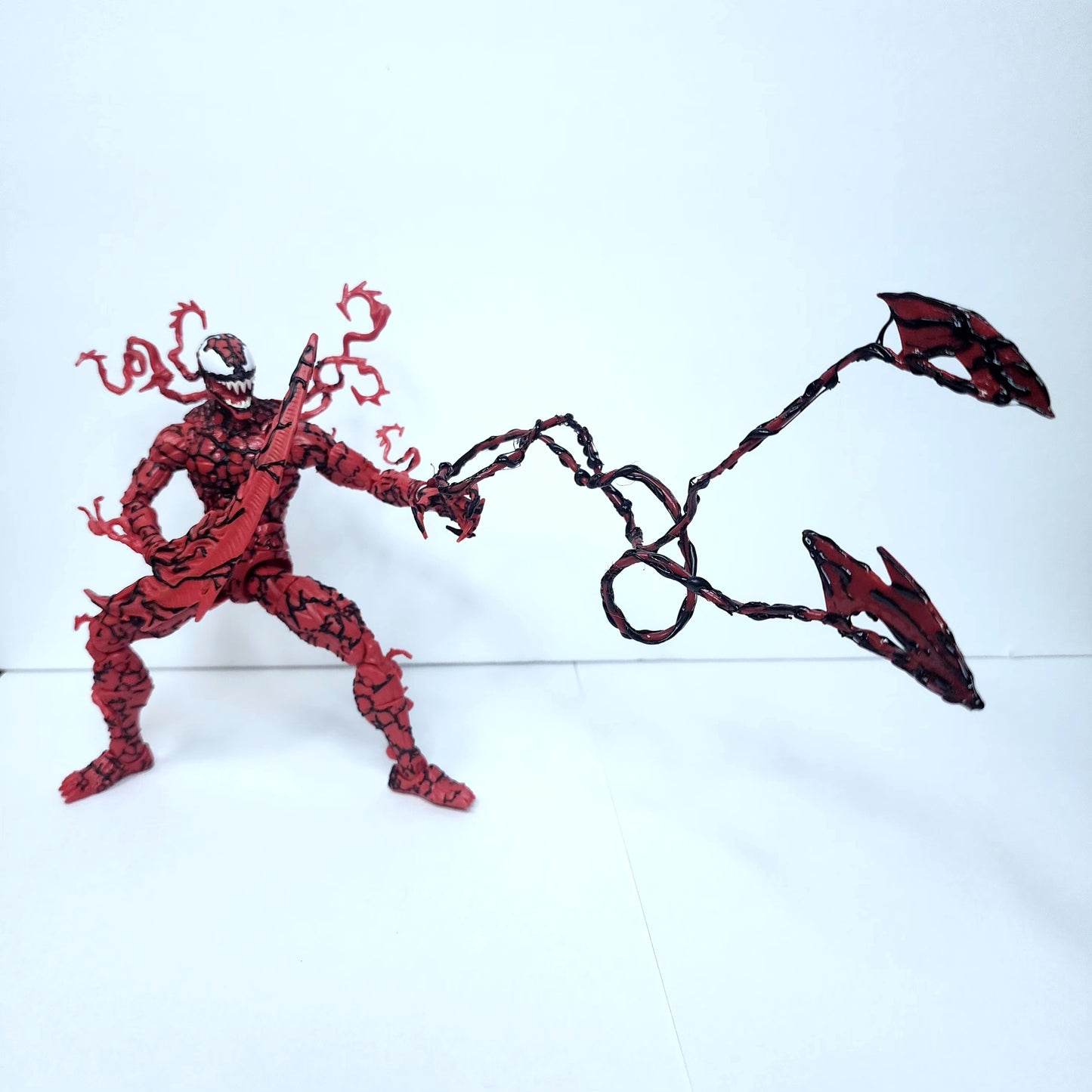 Bendy Red & Black Wrist Tendrils (set of 2)