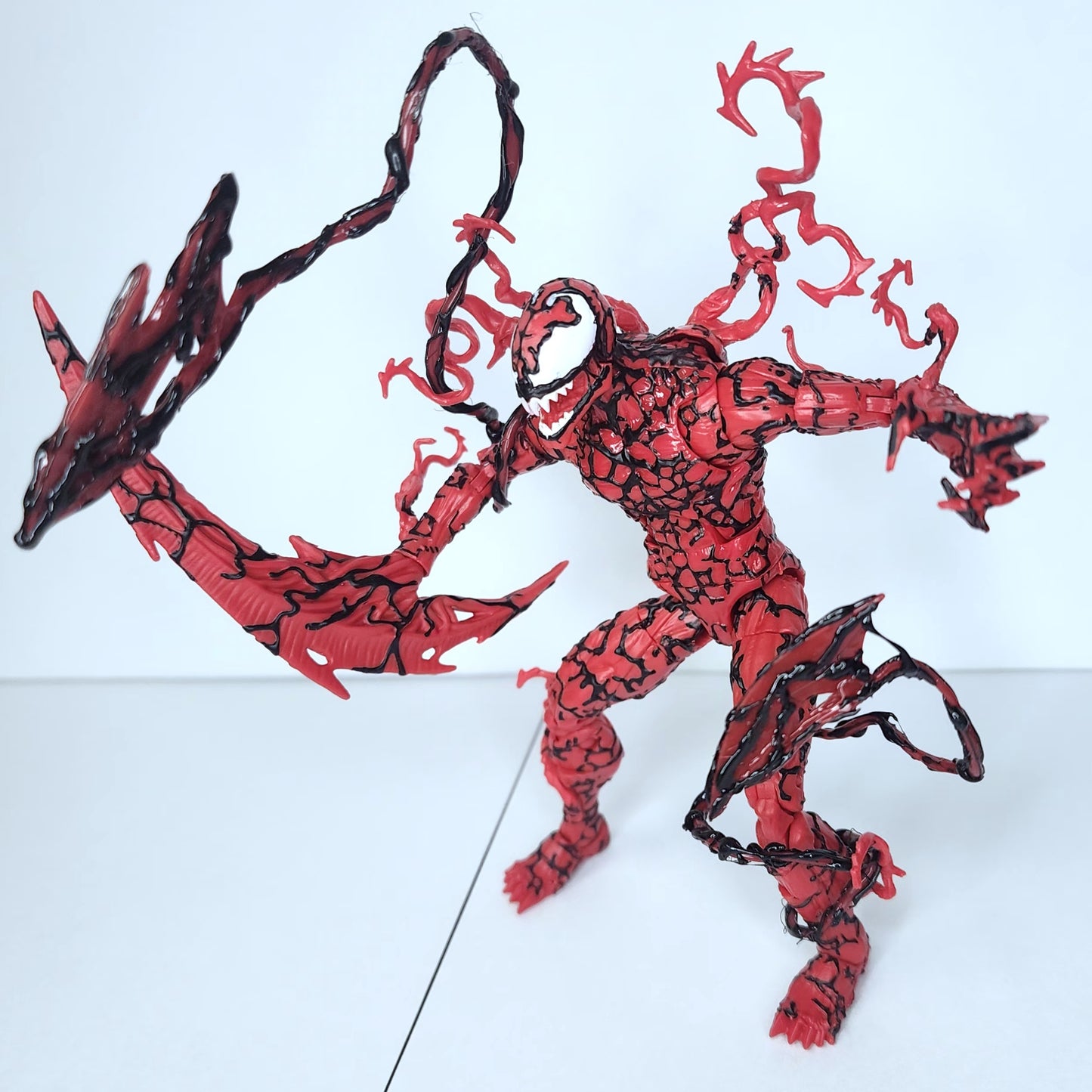 Bendy Red & Black Wrist Tendrils (set of 2)